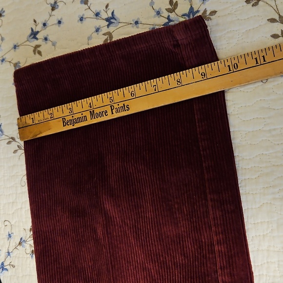 Burgundy Corduroy Pants - Picture 5 of 6